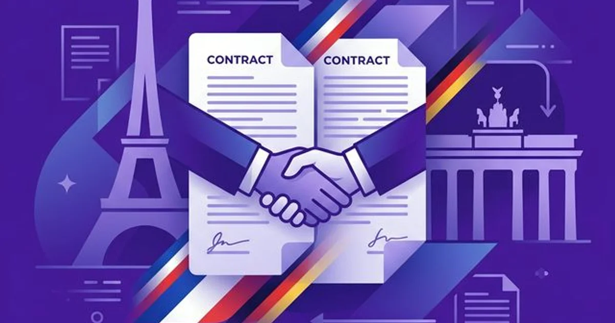 Traduction de contrats commerciaux français-allemand : éviter les erreurs coûteuses